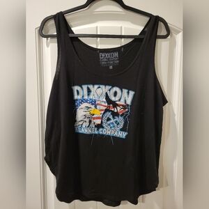 DIXXON Black and Blue Graphic Tank